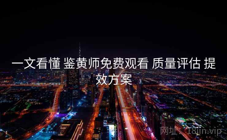 一文看懂 鉴黄师免费观看 质量评估 提效方案 一文看懂 鉴黄师免费观看 质量评估 提效方案